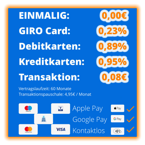 Kartenzahlung mobiles Kartenlesegerät Concardis Mobile Premium EC Gerät Konditionen